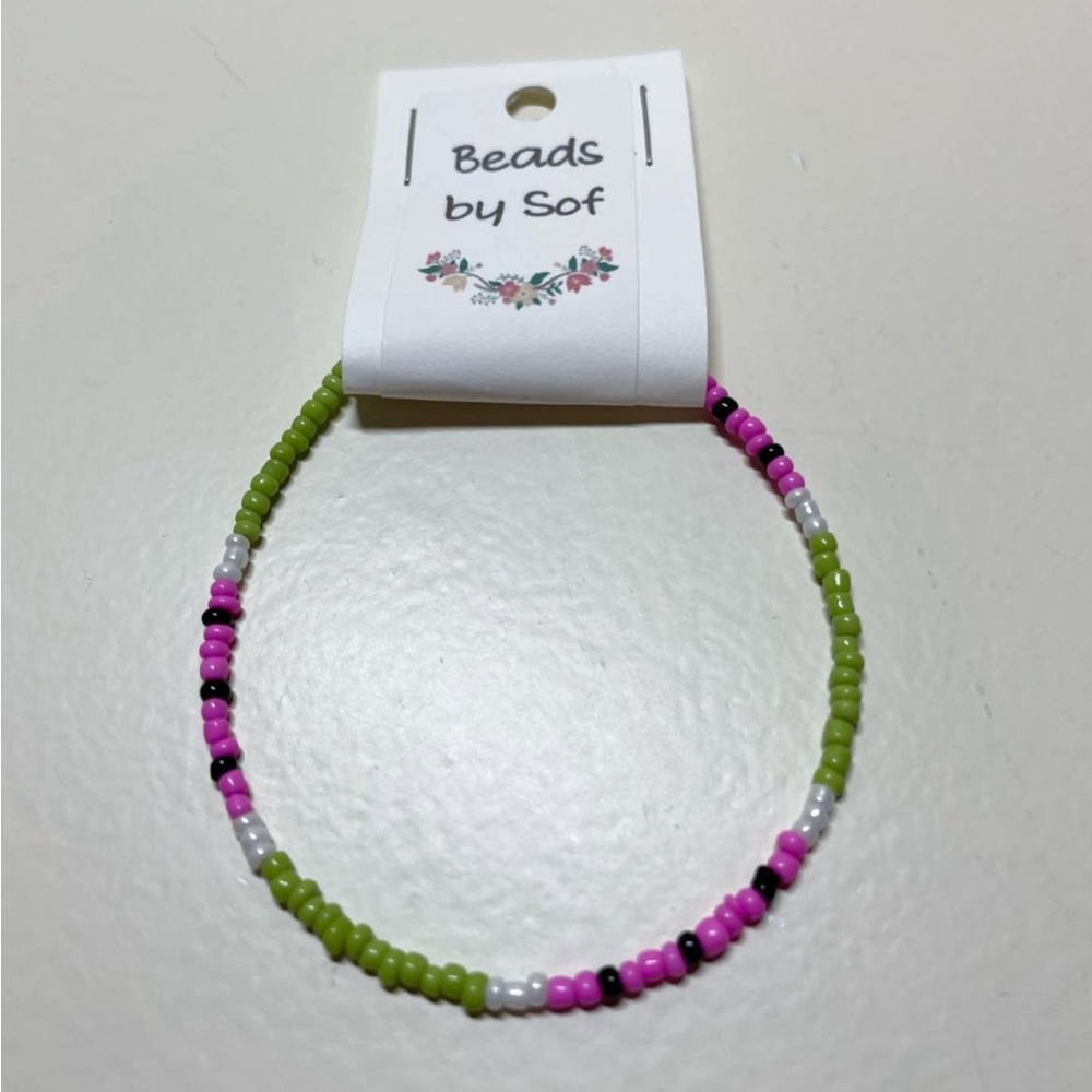 Handmade watermelon bracelet